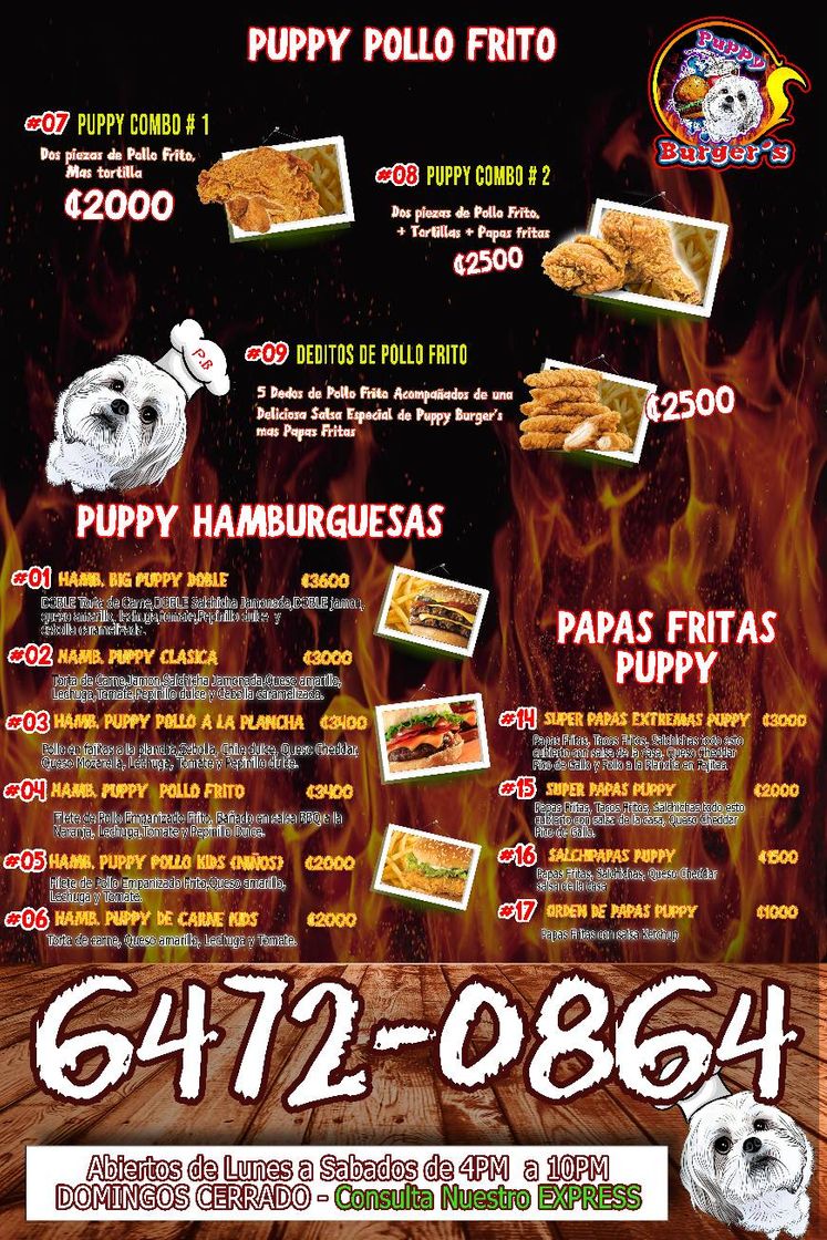 Restaurantes SODA Puppy Burger's