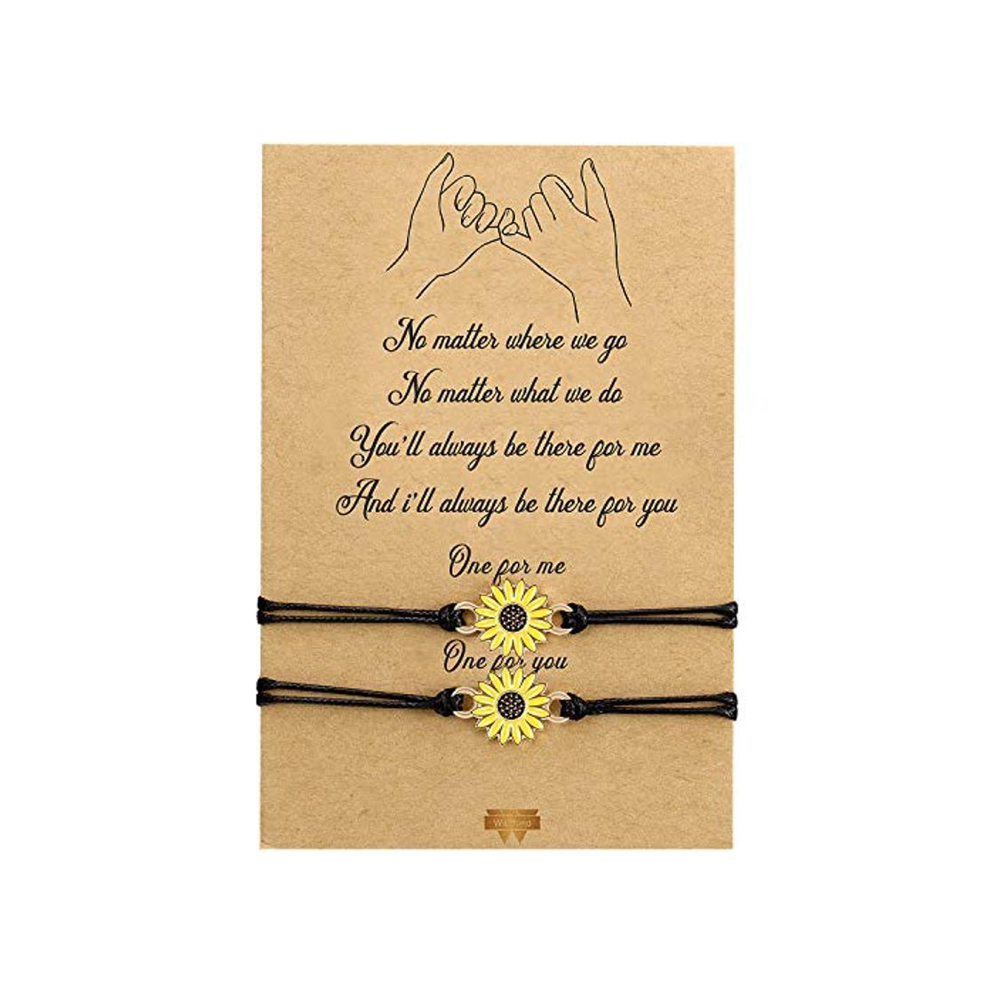 Fashion WILLBOND Promise Friendship Bracelet for Friend Couple Family Girlfriend Boyfriend Women