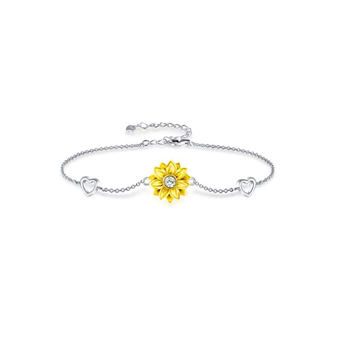 Beauty Pulsera de plata de ley 925 SNZM para mujer