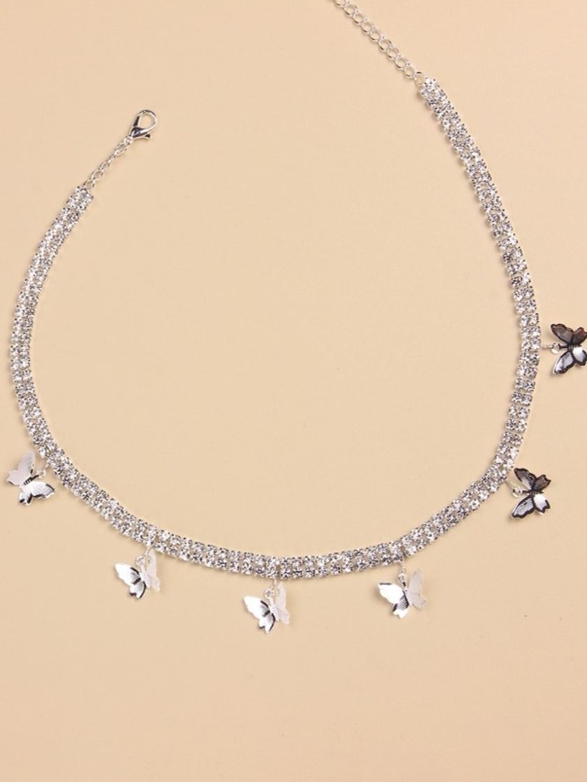 Social colar borboleta 