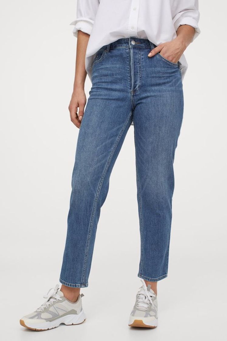 Fashion Straight Jeans - Azul denim - SENHORA | H&M PT