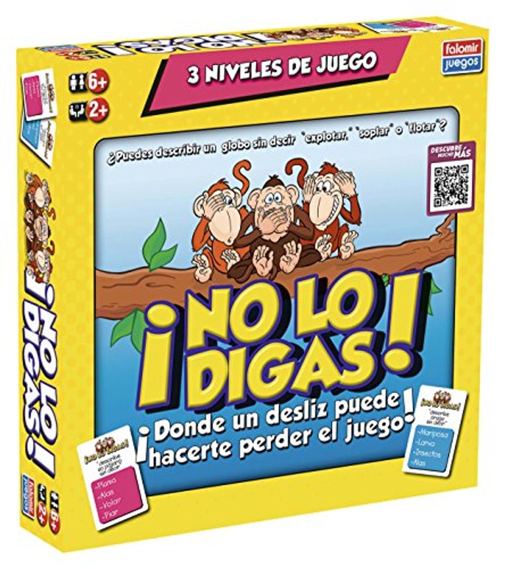 Place Falomir-No lo digas Juego de Mesa, Multicolor, única