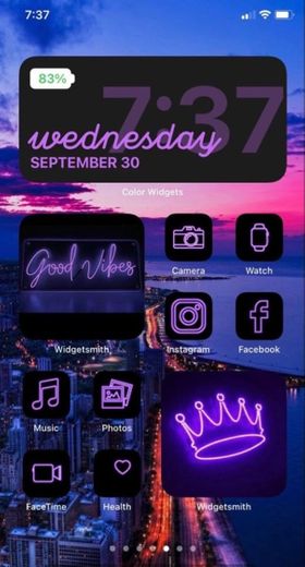 IOS 14💜Roxo