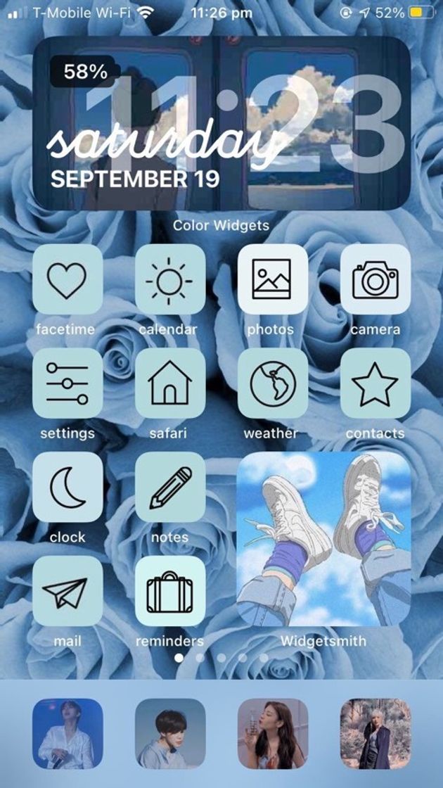 Fashion IOS 14💙Blue