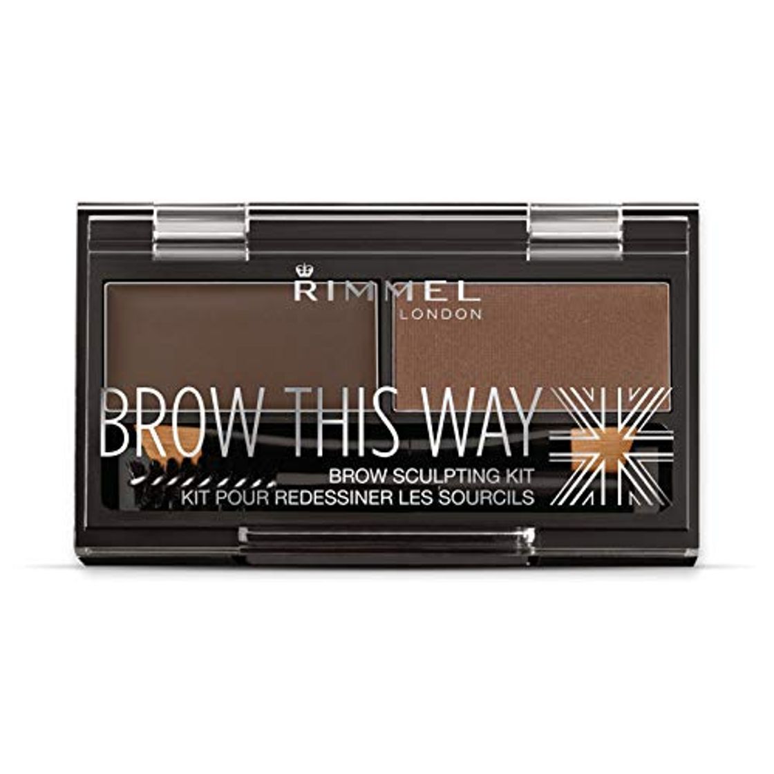 Social Rimmel London - Kit para esculpir cejas en polvo para cejas