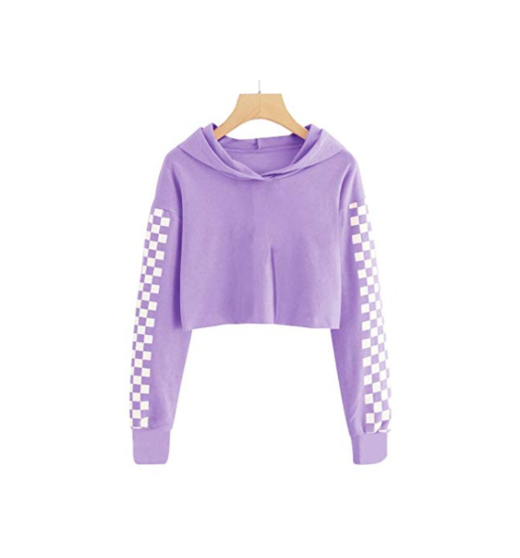 Imily Bela - Sudadera corta con capucha para niñas