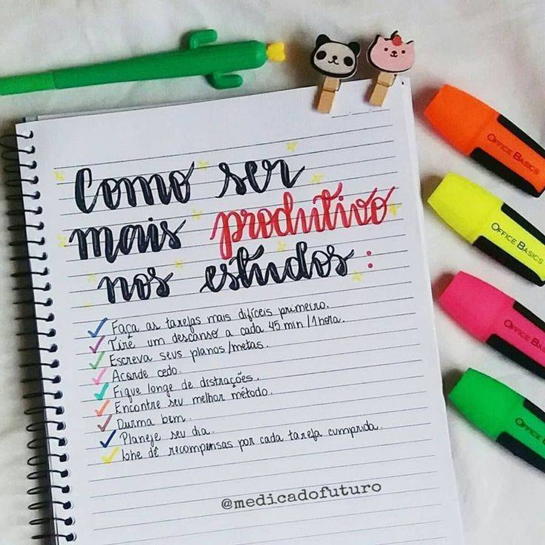 Moda Como ser mais produtivo 📚