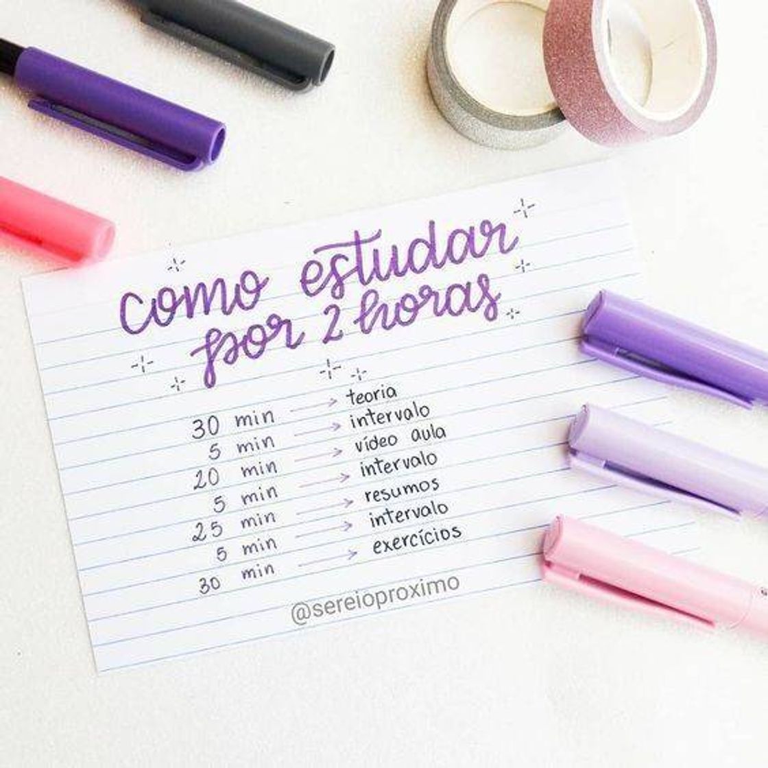 Moda Como estudar por 2 horas 🕑📚