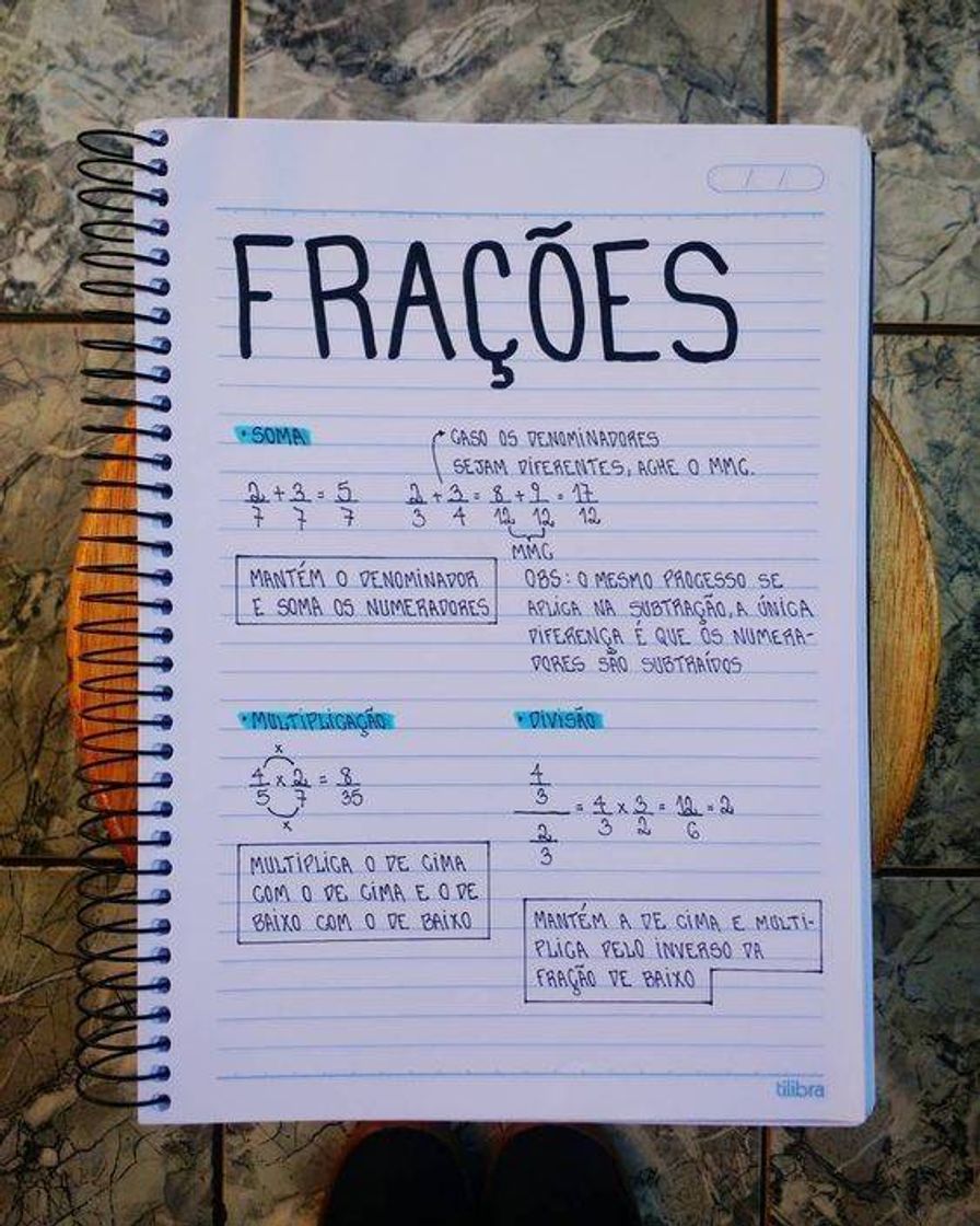 Fashion Frações ✏️