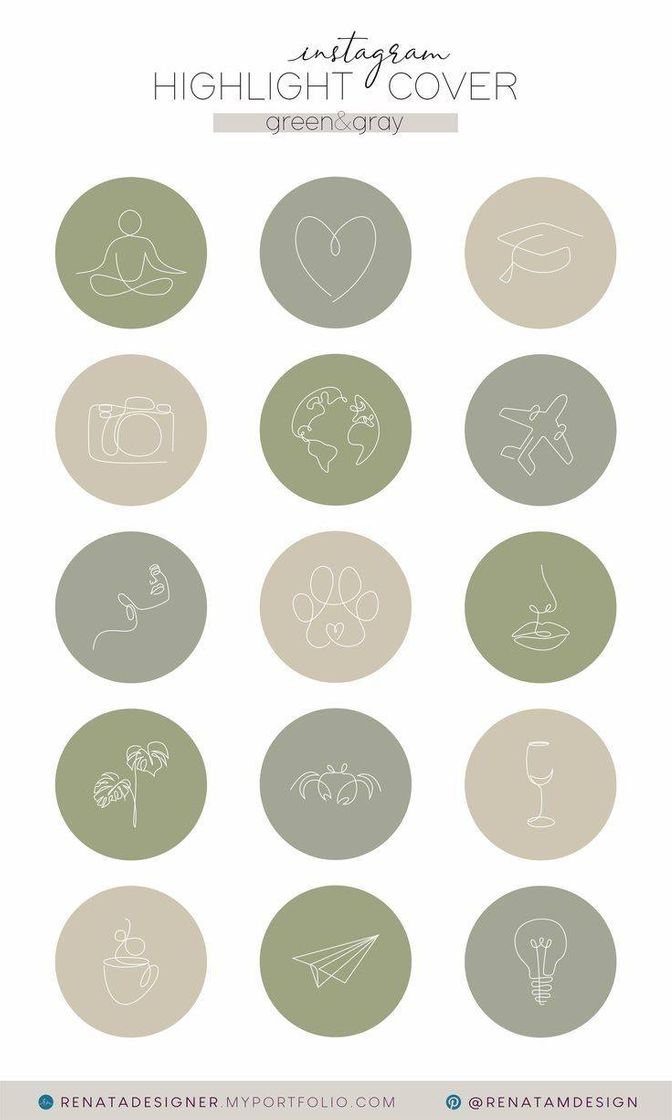 Destaque verde com desenho 💚🟢🟩