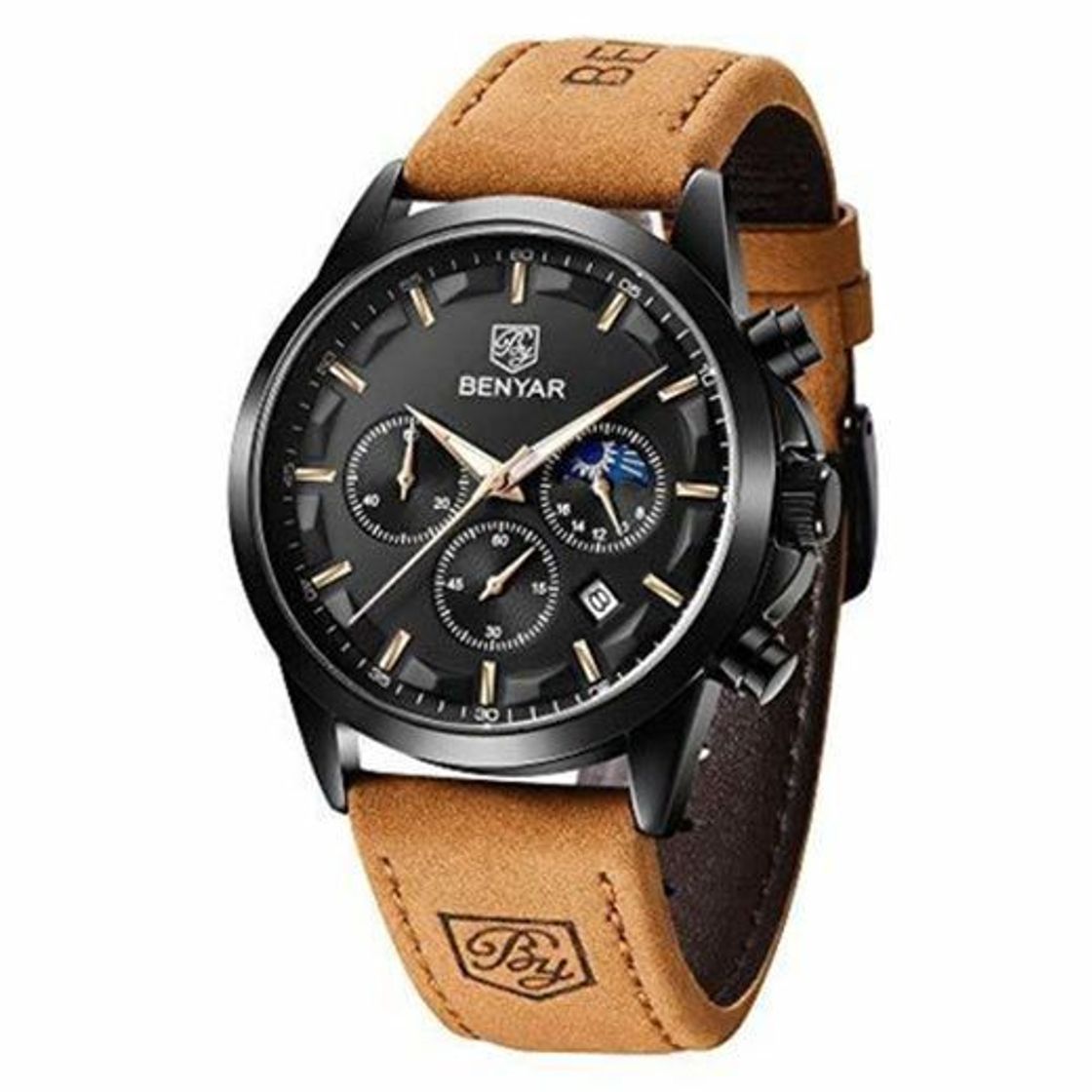 Moda LIGE Relojes para Hombre Moda Acero Inoxidable Deportivo Analógico Reloj Cronógrafo Impermeable