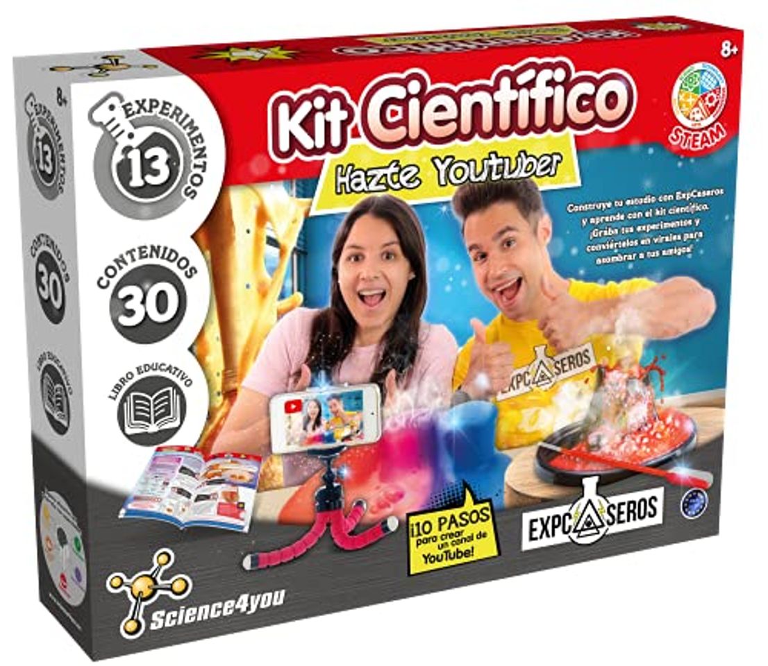 Product Science4you – Be a Youtuber con ExpCaseros para Niños 8 Años -