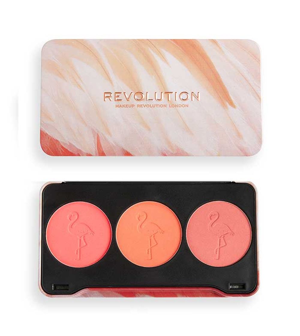 Moda Revolution - Trio de coloretes Flamingo - Oh My Blush