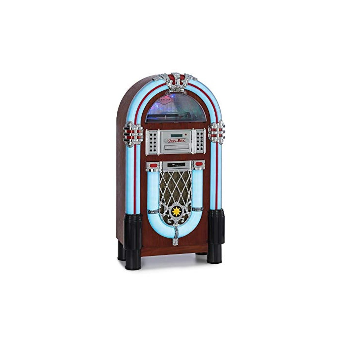 Producto auna Graceland Dab Jukebox - Bluetooth, Reproductor de CD, Tocadiscos, sintonizador de