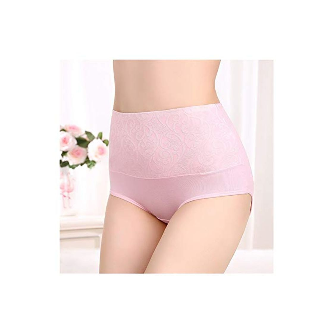 Social XIAOXINGXING 5XL Interior De Las Mujeres Bragas Alta Subida Calzoncillos De Algodón