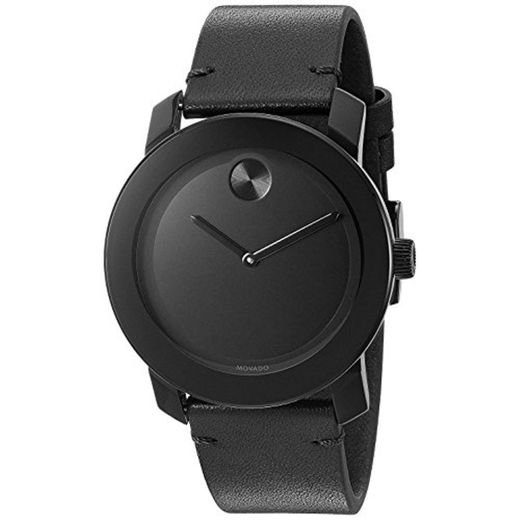 Movado Bold Reloj Analógico para Hombre de Cuarzo con Correa en Cuero 03600306