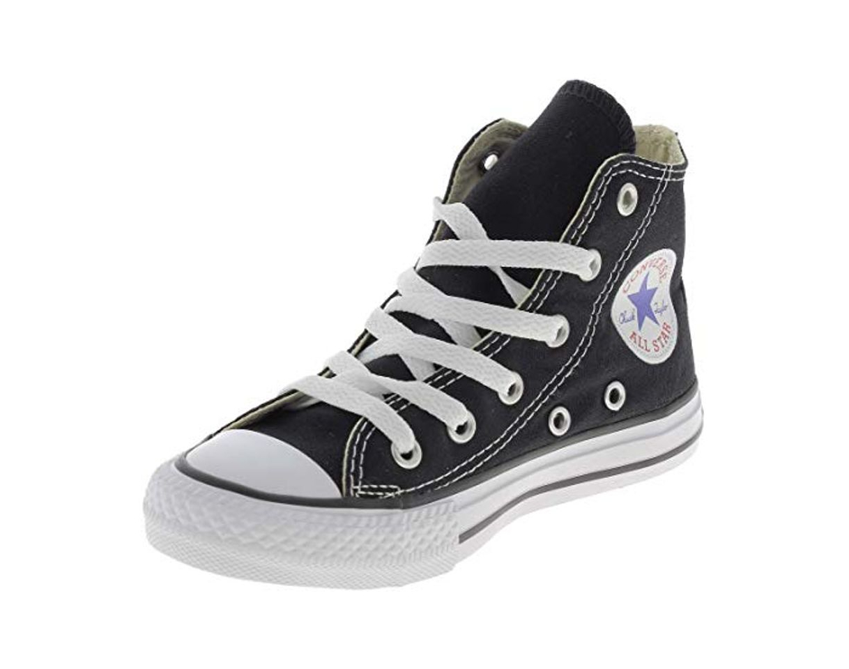 Moda Converse Chuck Taylor All Star Hi Top, Zapatillas Unisex Adulto, Negro