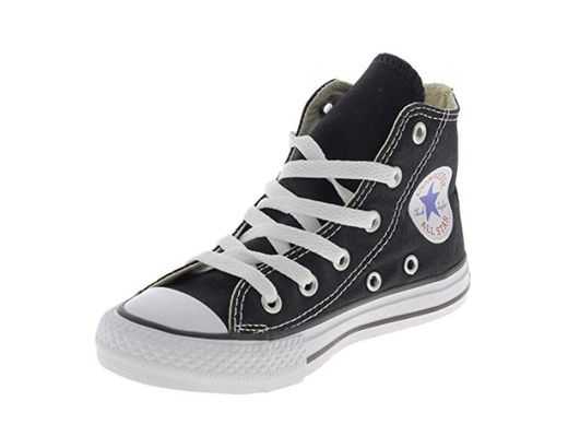 Converse Chuck Taylor All Star Hi Top, Zapatillas Unisex Adulto, Negro