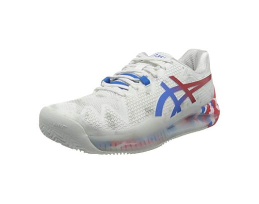 Asics Gel-Resolution 8 Clay L.E, Tennis Shoe Hombre, White