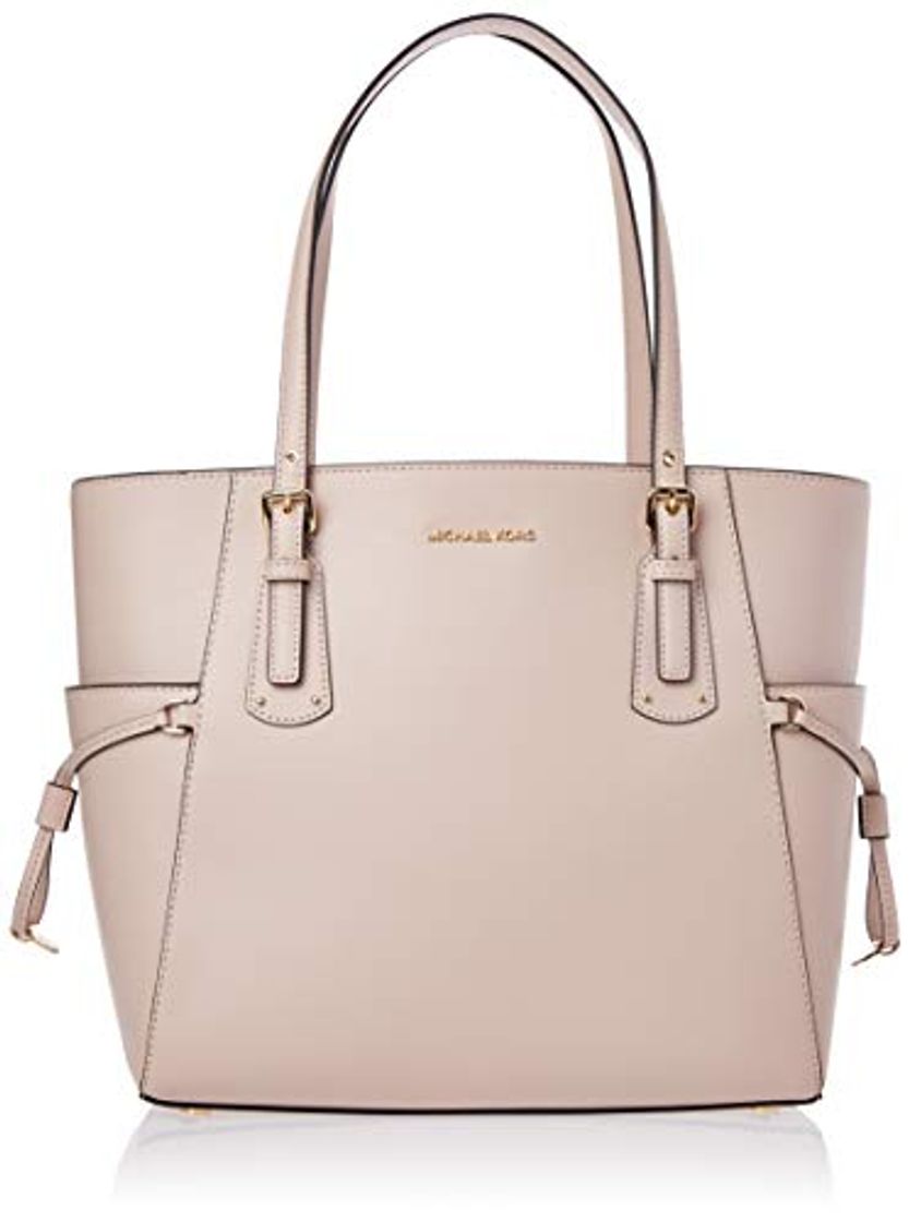 Lugar Michael Kors - Voyager Crossgrain Leather Tote, Bolsos totes Mujer, Rosa