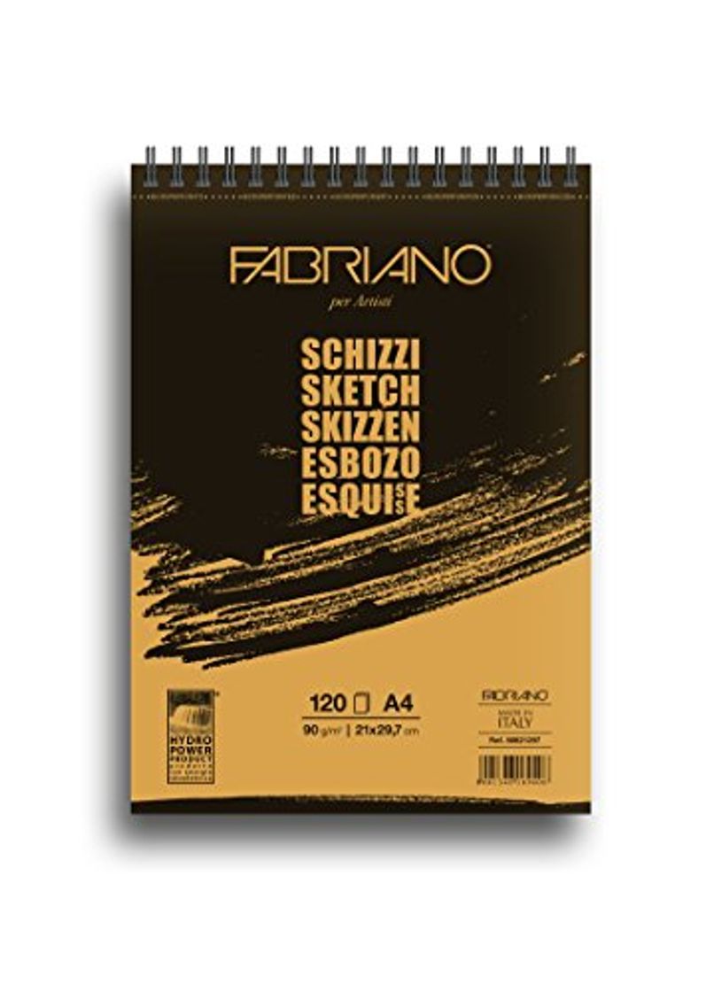 Product Fabriano 8001348169406 Cuaderno con espiral A4 bosquejo blanco