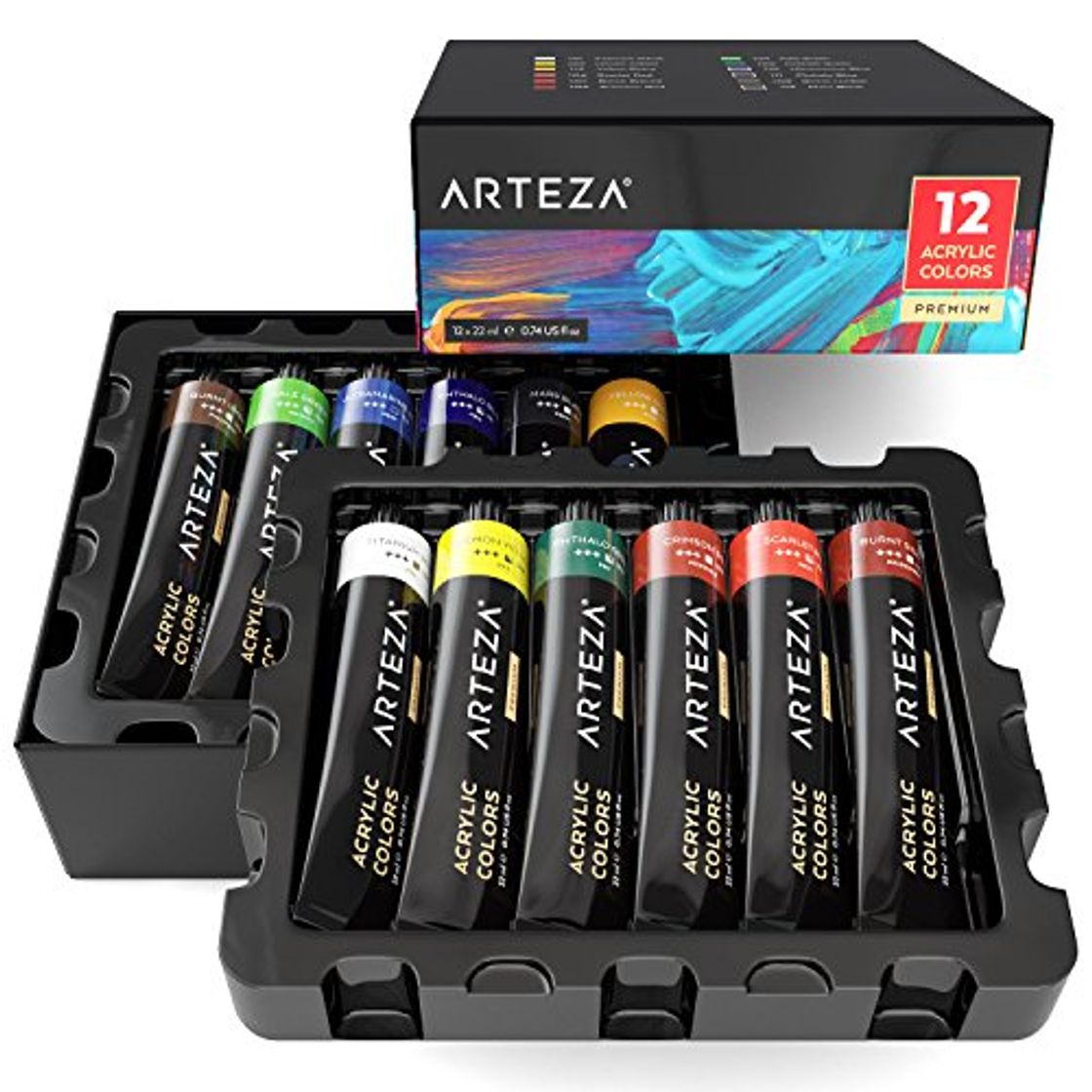 Product Arteza Tubos de pinturas acrílicas para el arte