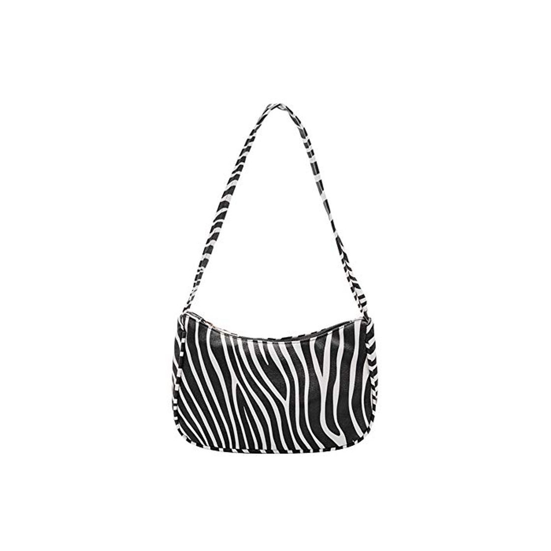 Fashion Moda Bolso cebra Mujer Chica Bolso grande de hombro estampado cebra Fashion