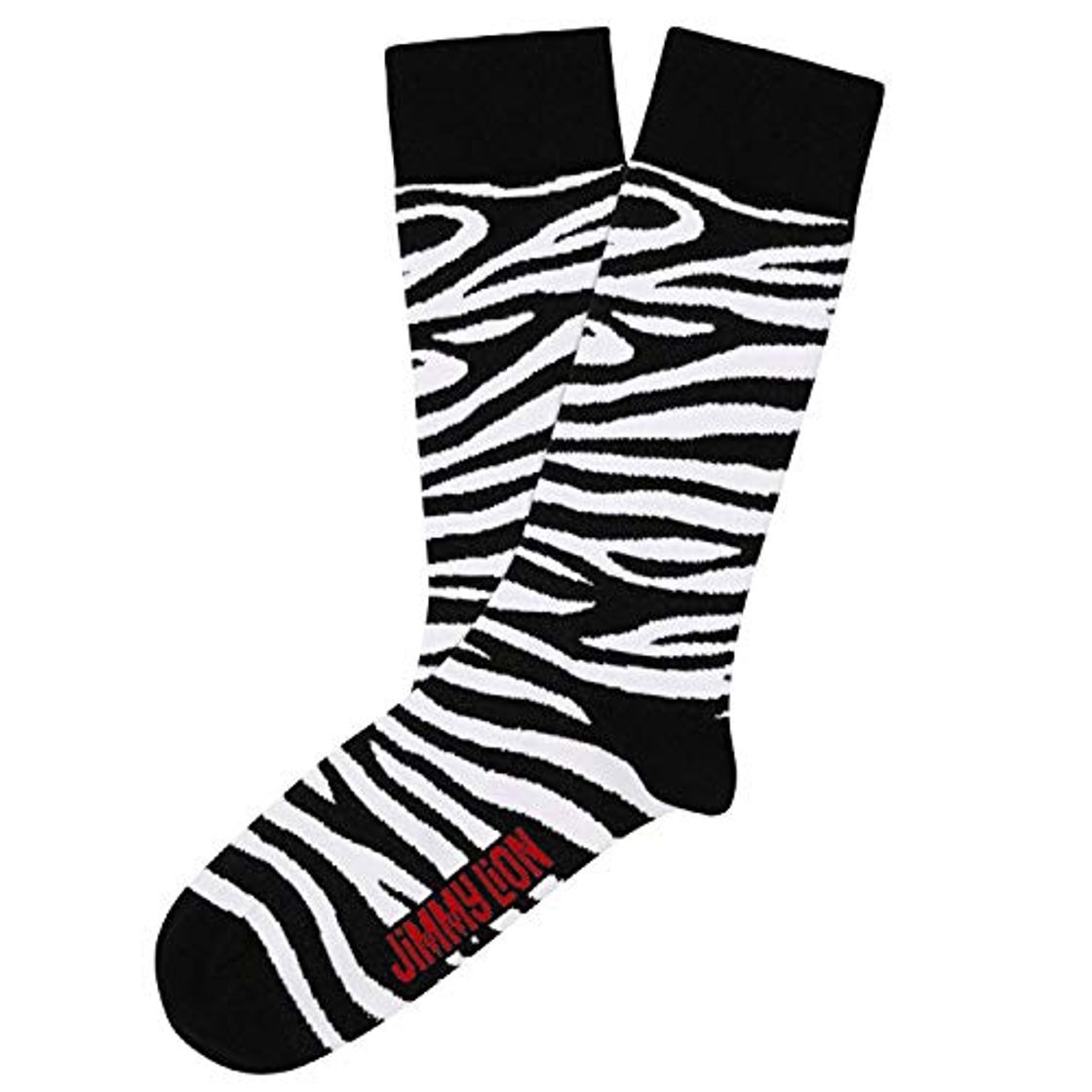 Product Jimmy Lion Calcetines Zebra Print en color Negro