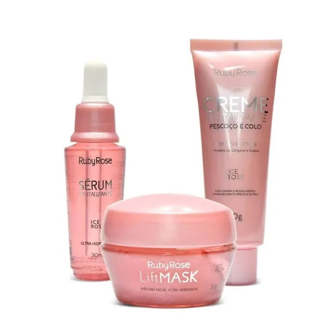 Social kit ice pearl • ruby rose •