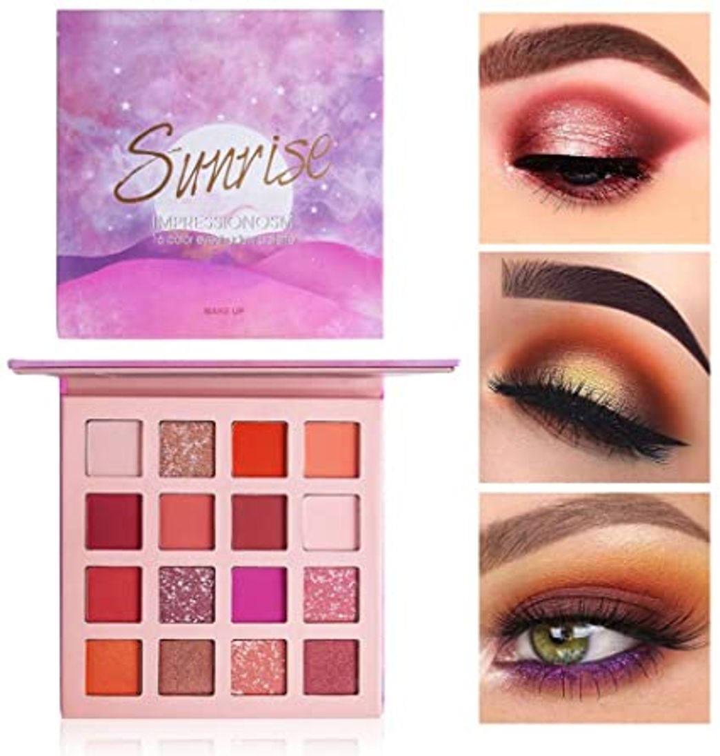 Social QIBEST Paleta de sombras de ojos 42 colores sombra de ojos Powder