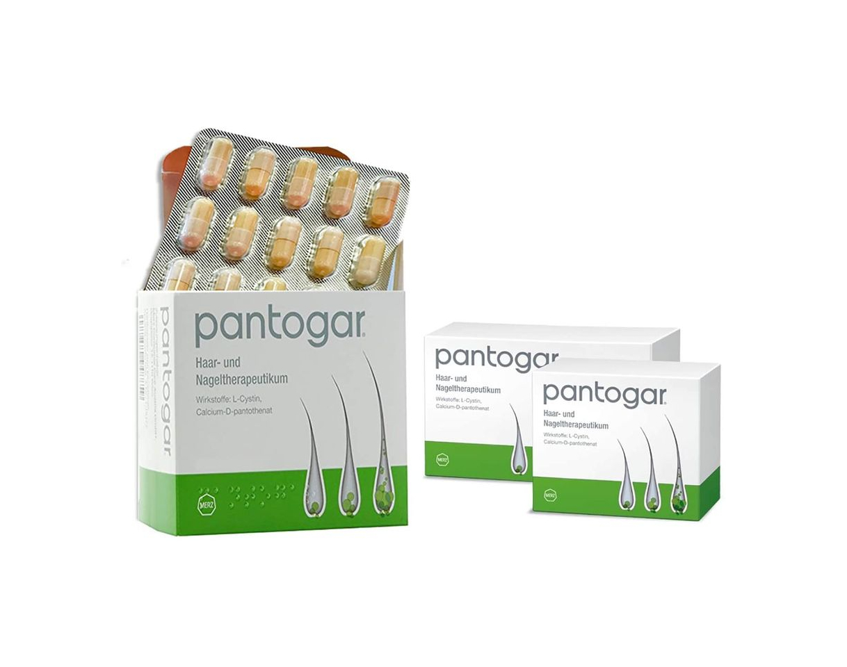 Product Original Pantogar Pantovigar Capsules Hair Loss and Alopecia 270 Caps by Pantogar