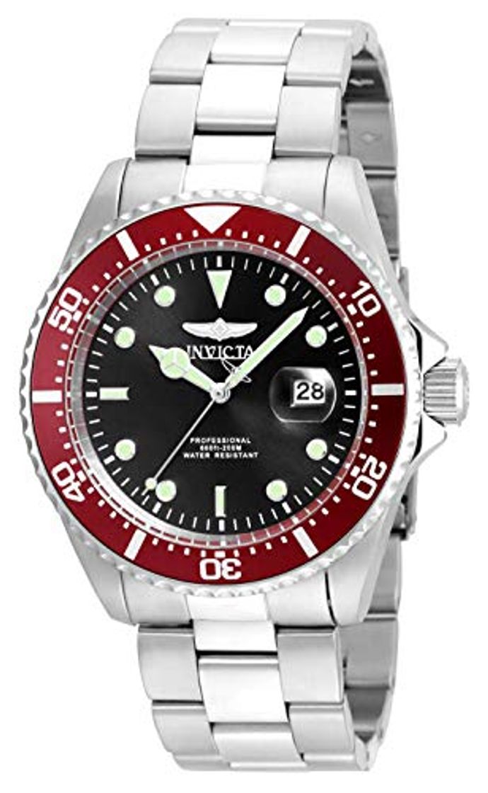 Product Invicta 22020 Pro Diver Reloj para Hombre acero inoxidable Cuarzo Esfera negro