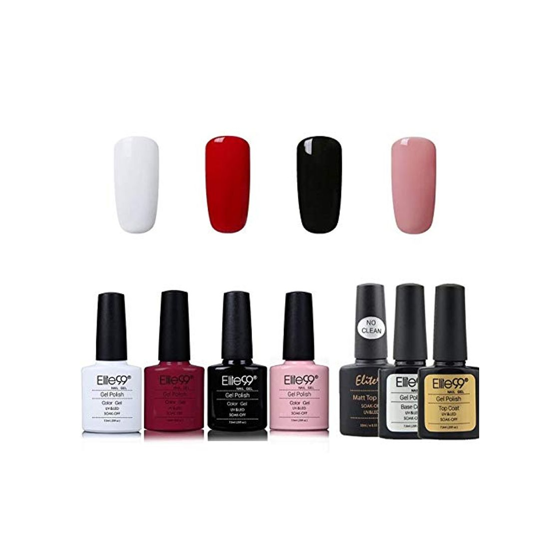 Beauty Elite99 Esmalte de Uñas Semipermanente Uñas de Gel UV LED Kit de