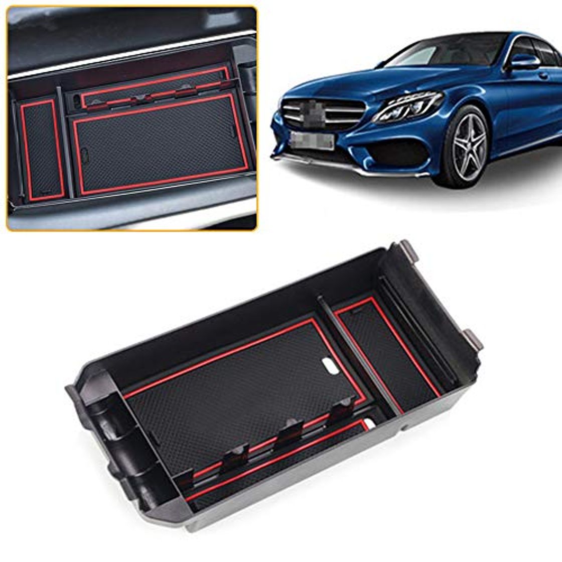 Productos SIGHILL QI Cargador de coche inalámbrico Mercedes Benz Accesorios para Clase C