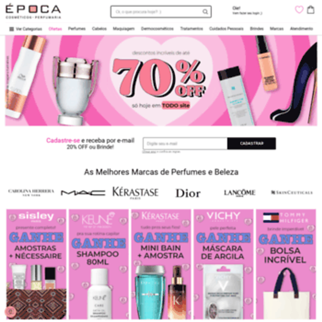 Moda Época Cosméticos Perfumaria | Beleza com Frete Grátis em até 10x!