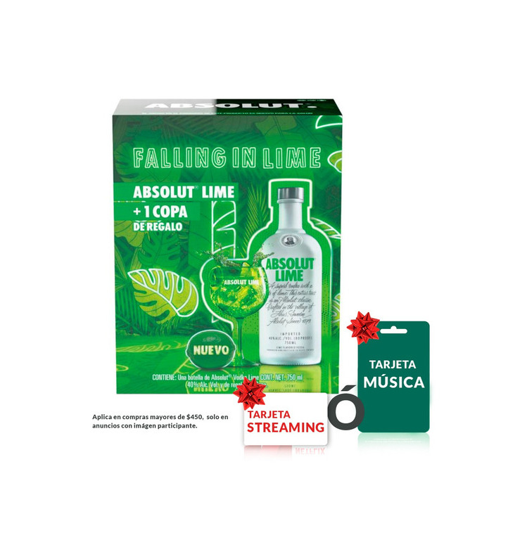 Vodka Absolut Lime 750 Ml
