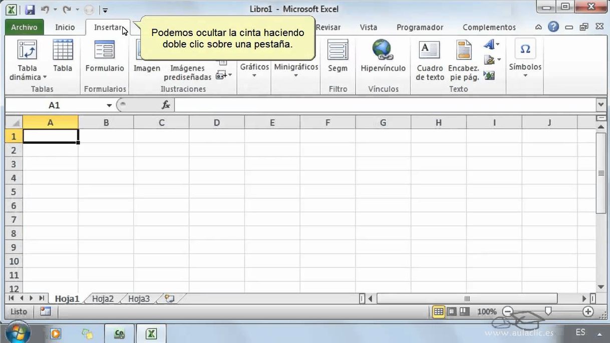 Entorno y funcionamiento, Excel desde cero