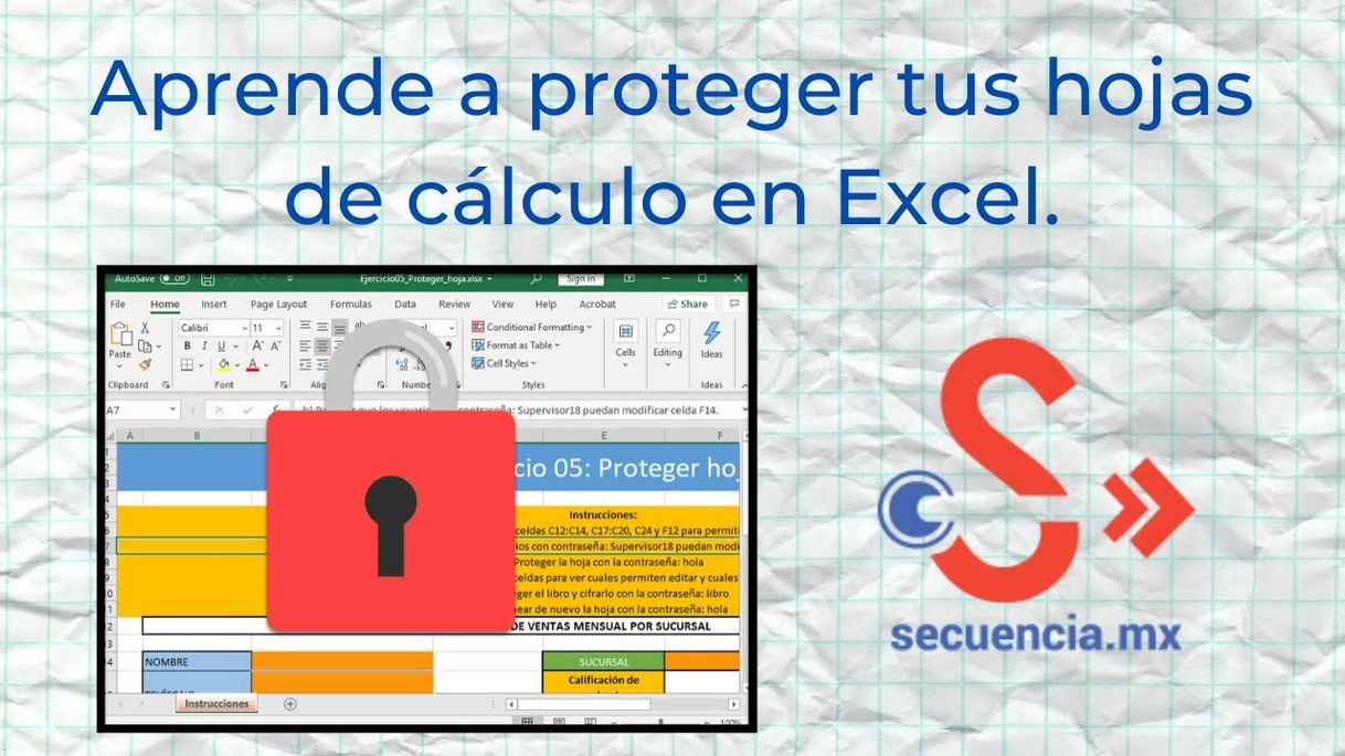 Aprende a proteger tus hojas de cálculo en Excel en 7 minutos ...