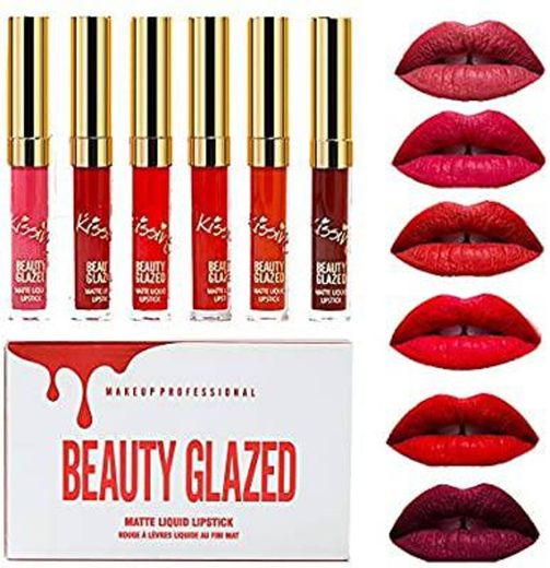 Beauty Glacez Lápiz Labial Líquido Mate Set 6 Colores💖