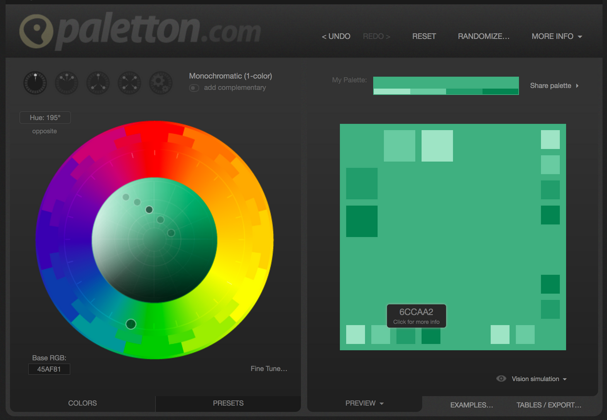 Fashion Paletton - The Color Scheme Designer