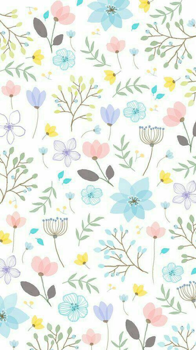 Moda Wallpaper florido e delicado