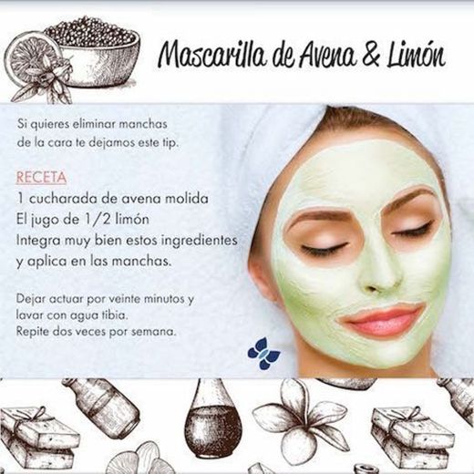 Ahora para eliminar manchas de la cara, una mascarilla de avena y ...