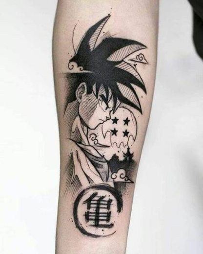 Tatuaje de dragon ball 