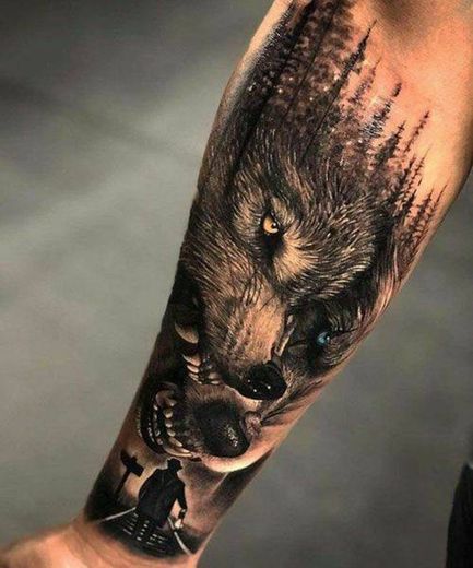 Tatuaje de lobos