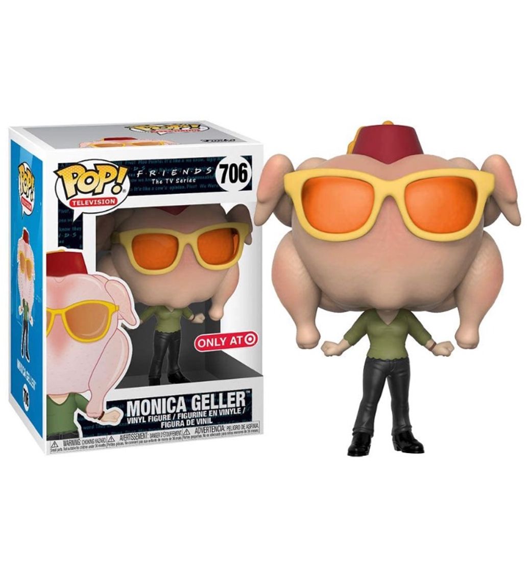 Fashion Funko Mónica con pavo en la cabeza 