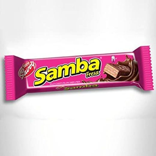 Samba Fresa Strawberry Savoy 4 unit 32 g each