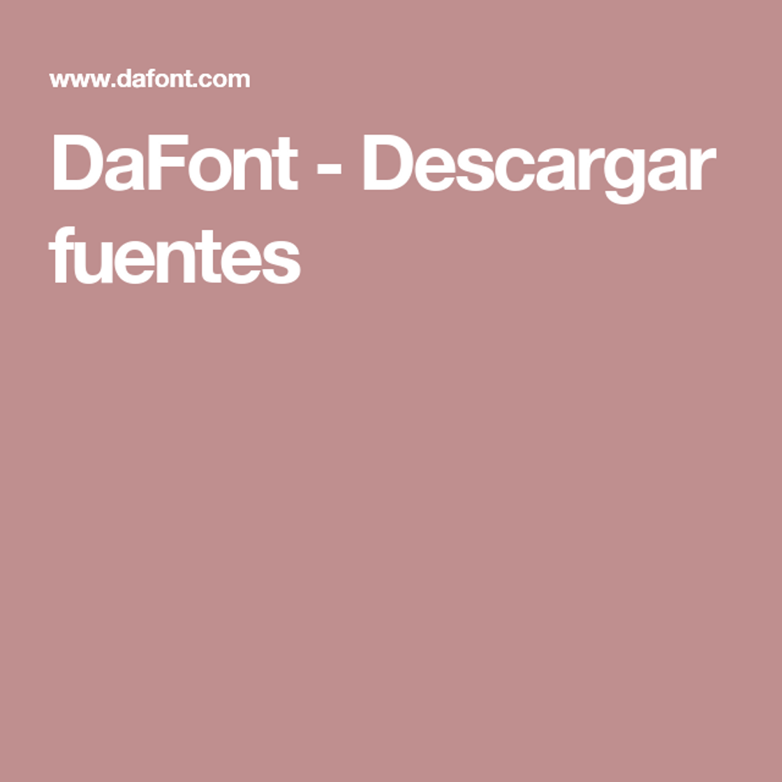 App DaFont - Descargar fuentes