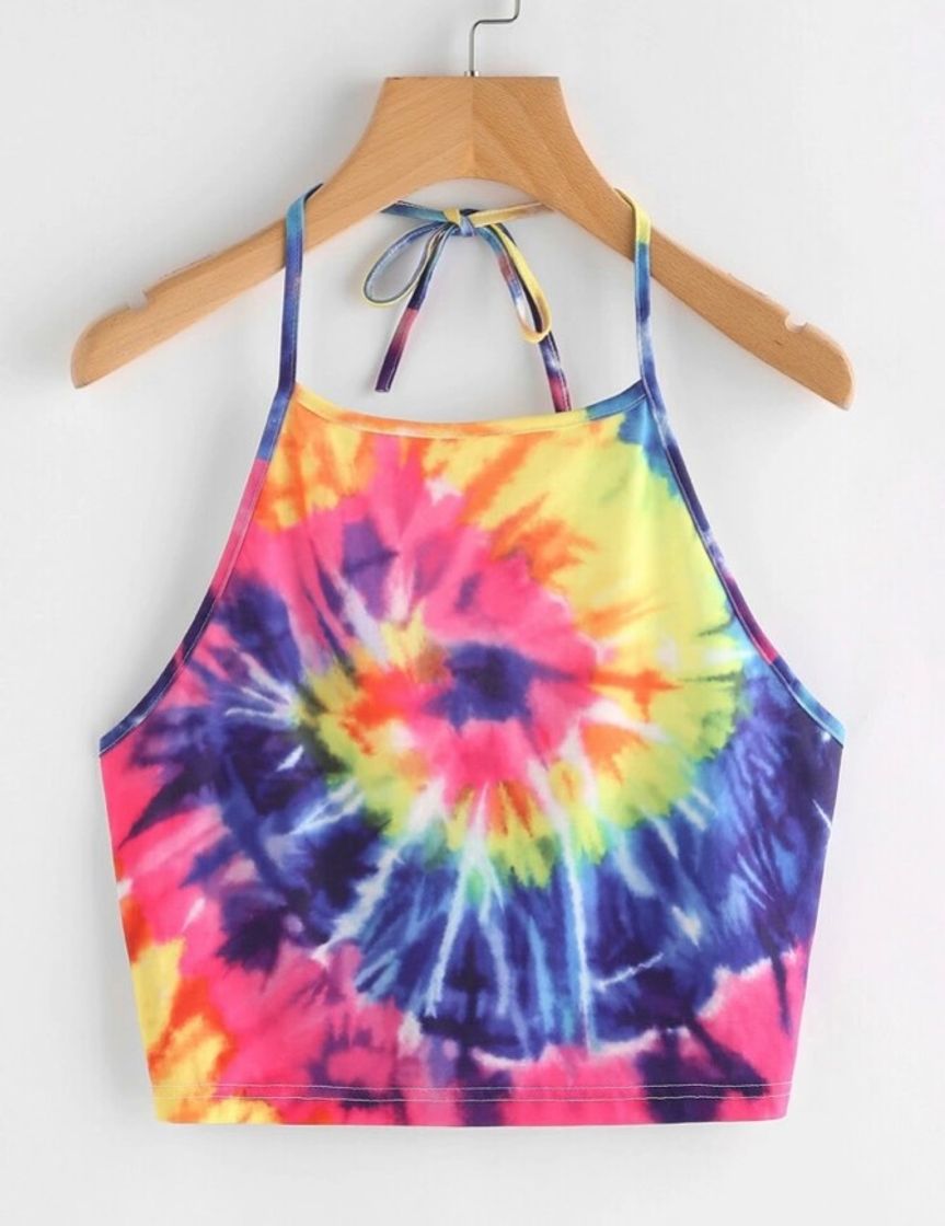 Moda Blusa Tie Dye de SHEIN 