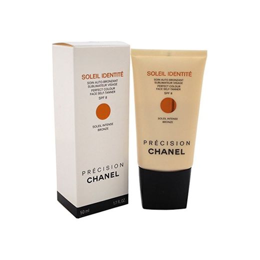 Chanel Soleil Identite Soin Auto-Bronzant Visage Spf8-Intense - Base de maquillaje