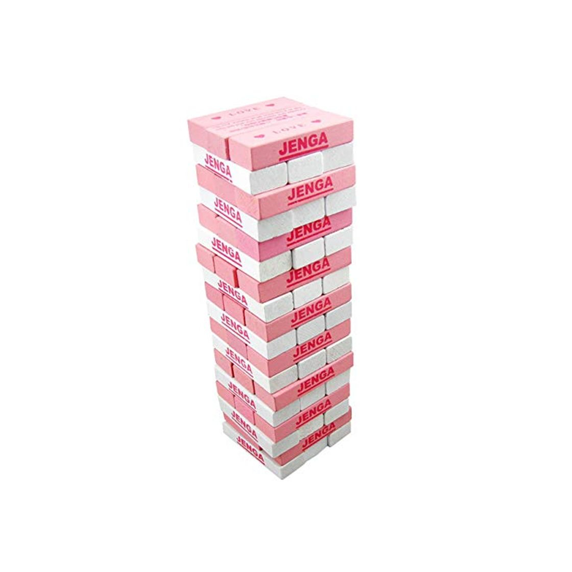 Products MMGN Pink Jenga Classic Girl Game Juguete Educativo de Madera